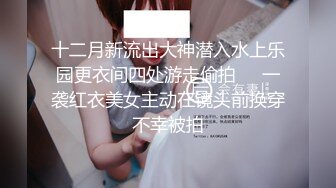 十二月新流出大神潜入水上乐园更衣间四处游走偷拍❤️一袭红衣美女主动在镜头前换穿不幸被拍