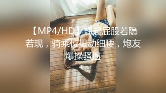 【MP4/HD】翘起屁股若隐若现，骑乘位扭动细腰，炮友爆操骚逼