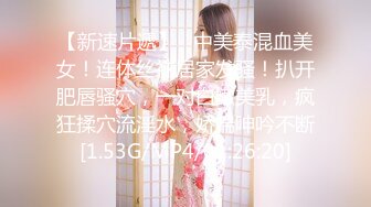 【新速片遞】   中美泰混血美女！连体丝袜居家发骚！扒开肥唇骚穴，一对白嫩美乳，疯狂揉穴流淫水，娇喘呻吟不断[1.53G/MP4/01:26:20]